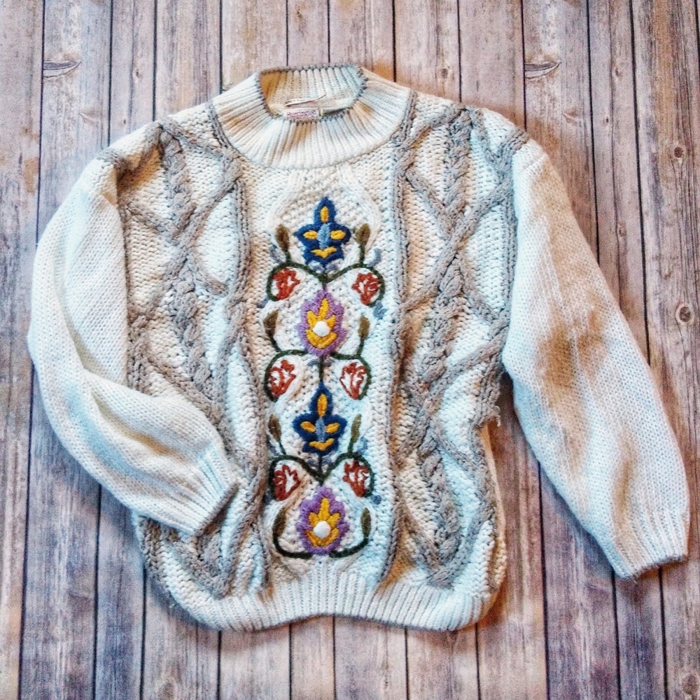 Huntington Ridge | vintage hand knit sweater